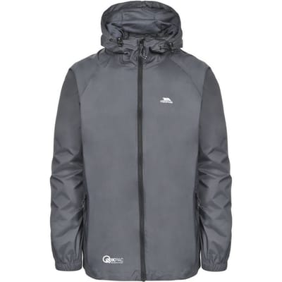 Trespass Volwassenen Unisex Qikpac Packaway Waterdicht Jasje (Vuursteen)