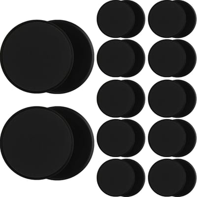 24 Stuks Core Sliders voor Buikspieroefeningen - Dubbelzijdige Workout Glijschijven voor Fitness