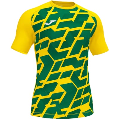Joma Myskin Iii T-shirt Met Korte Mouwen Groen,Geel 2XL Man