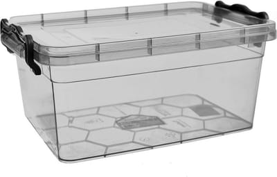 Voedselcontainer met Deksel Grijs GREY 3 l - Vershoudbakjes - Vershouddoos - Bakjes - Diepvriesbakjes - Vershouden