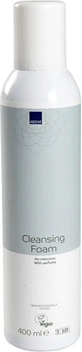 Abena Reinigingsschuim - Reinigingsschuim voor Ontlasting - 400 ml - In Hygiënisch Sprayflacon - Licht Geparfumeerd - Voor de Gevoelige Huid - Vegan