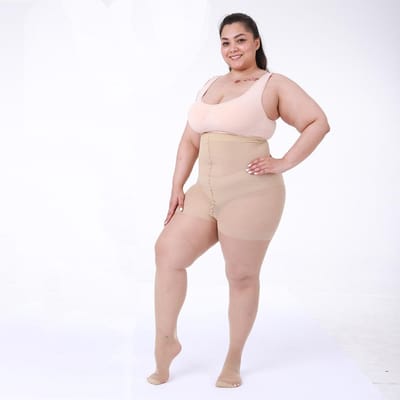 Plus Size Panty Kousen 20D Doorzichtig Dames Ultra-Dunne Kousen Jumbo Grote Maat 5Xl 6Xl 7Xl 8Xl Medias De Mujer De Talle Grande 5XL beige