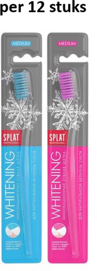 Splat tandenborstels whitening innovative medium 12st.