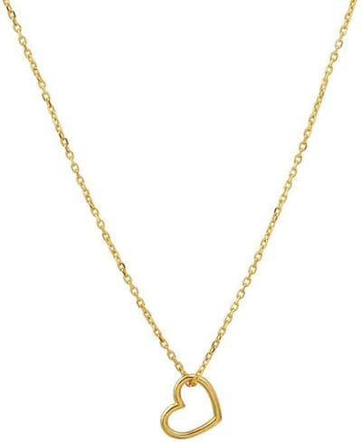 Geelgouden Collier hart 0 4022584