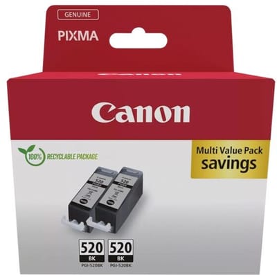 Canon Inktcartridge PGI-520 PGBK Origineel 2-pack Zwart 2932B019