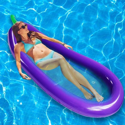 opblaasbaar zwembadbed voor volwassenen, drijvende hangmat, opblaasbaar zwembadbed, luchtbank, drijvende stoel, ligbed. Als je erop ligt, is je hele lichaam ondergedompeld in het water. Ideaal om te relaxen in het zwembad