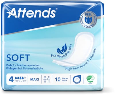Attends Soft Maxi 4 - 3 x 10 stuks - Voordeelverpakking