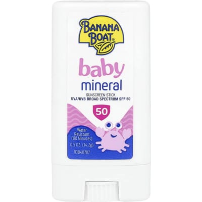 Minerale Zonnebrandstick voor Baby's, Spf50, 14.2G(0.5oz) pink