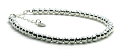 Heaven Eleven - dames - enkelbandjes - zilver - 925 - 5mm - verstelbaar 23cm + 4cm