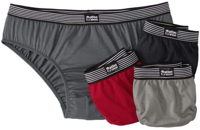 ATLAS FOR MEN - Set van 4 katoenen onderbroeken - Heren - Verkrijgbaar in grote maten - 4XL