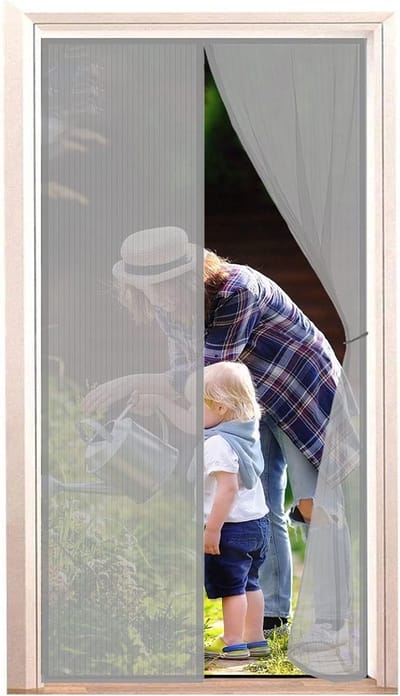 Vliegengordijn zonder boren - 105 x 210 cm - Eenvoudige installatie voor deuren