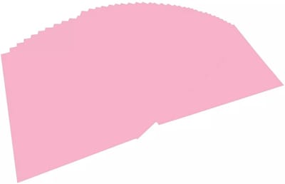 Tekenpapier Folia A4 licht- - roze 130gr pak 100 vel