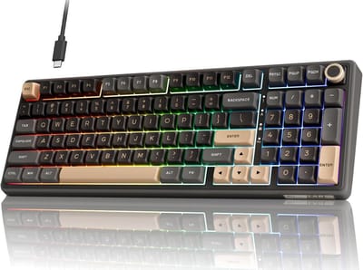 96% Mechanisch Gaming Toetsenbord met Numeriek Pad - Gasket Mount & Hot-Swappable
