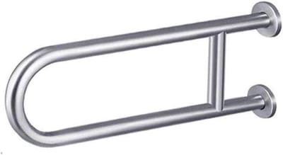 Badkamer Handgrepen - Steunbeugels Douche - Veiligheid Vergroten - Geborsteld Nikkel - 60 cm - Zilverkleurig