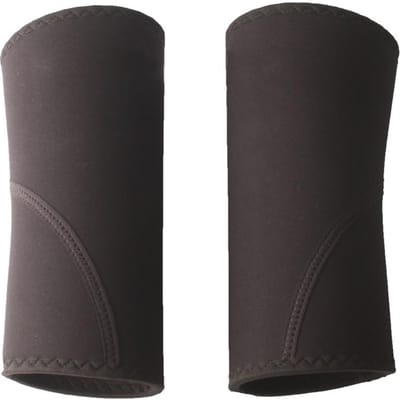 7mm Neopreen Kniebeschermers Professionele Verdikte Ondersteuning voor Gewichtheffen Krachttraining Sport Veiligheidskorset XS(calf 28.5-31cm) black