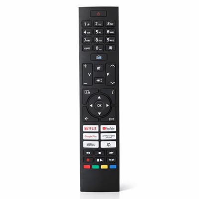 Allecto - Afstandsbediening - Vervangend model - Compact formaat - Geschikt voor Smart TV's - Eenvoudig in gebruik - Ideaal voor elke woonkamer