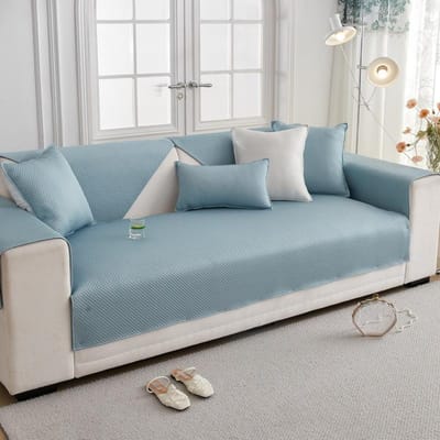 Zomer Mat IJszijde Bankkussen Nieuwe Zomer Effen Kleur Bankhoes Volledige Dekking Antislip Bankhoes Stof Handdoek 70*70cm
