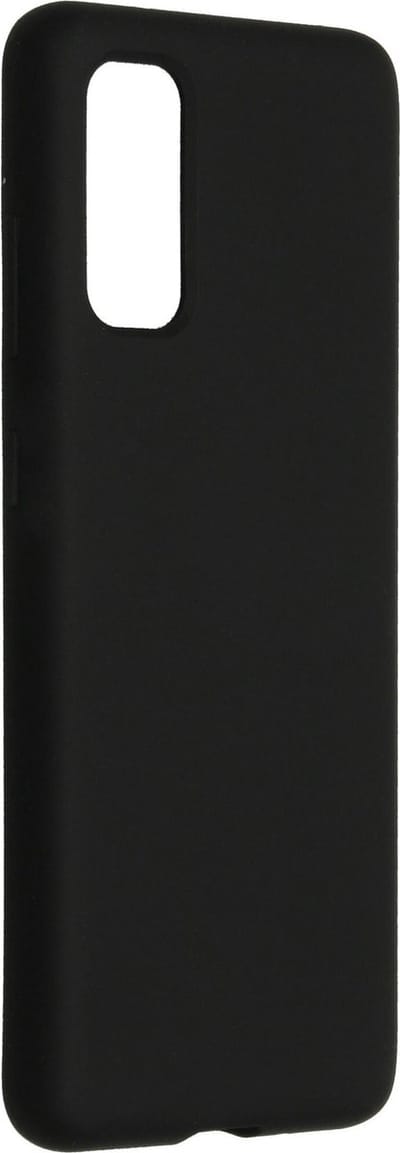 Galaxy A51 Silicone zwart hoesje | Met |Gratis 2X Tempered glass Screenpotrector met Cleaning set