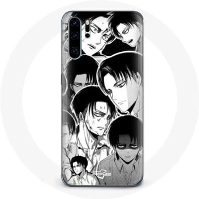 Case voor Huawei P30 Aanval op Titan Manga Levi Ackerman