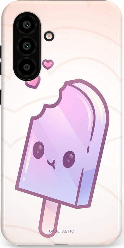 Casetastic Hoesje Geschikt voor Samsung A56 / A36 - Stijlvolle Beschermende Duo-layer Case - Zacht Paars IJs