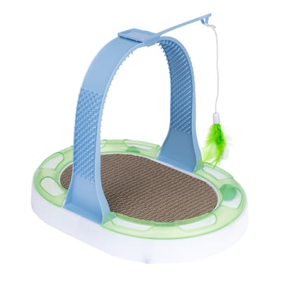 TIAKI krabspeeltje 3-in-1 voor katten 40x30x31,5cm kat