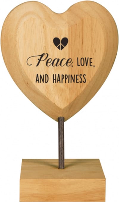Hart - Peace, Love, and happiness - Lint: Speciaal voor jou - Cadeauverpakking