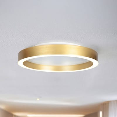 Plafonnière Goudkleurig Ringlux 4135GO Ø40CM LED 3600 Lumen Modern Steinhauer