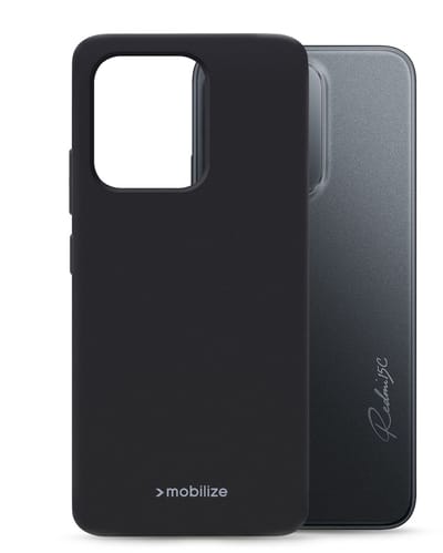 Mobilize Hoesje geschikt voor Xiaomi Redmi 15C Telefoonhoesje Flexibel TPU | Mobilize Rubber Gelly Backcover | Redmi 15C Case | Back Cover - Zwart