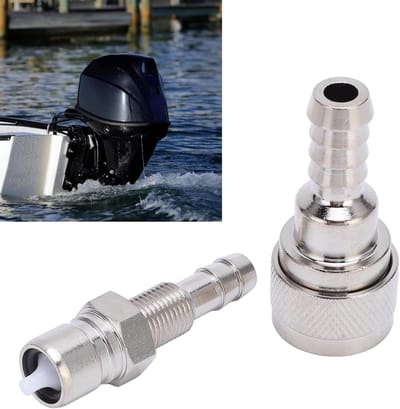 Brandstofslangconnector - 2 stuks brandstoflijnconnector - mannelijke vrouwelijke connector - 3B2 70250 - mannelijke connector 3B2 70260 - 1 voor 2-takt bootmotor - brandstofslang