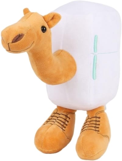 Topknuffels® - Frigo Camelo Italian Brainrot Pluche Knuffel 30 cm - Kameel in Koelkast - TikTok Plush Toy - Speelgoed Knuffels Brain Rot - Ballerina Cappucina, Tralalero Tralala, Tung Tung Tung Sahur - Lama Camel Fridge