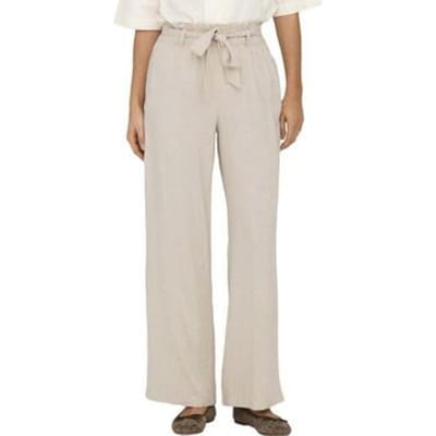 Jacqueline de Yong Broek Jdysay Mw Linen Belt Pant Wvn Noos 15254626 Oatmeal/melange 25 Dames Maat - W36