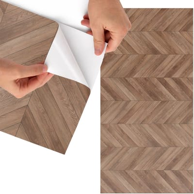Tulup Meubelfolie - Houtpatroon Decoratiefolie Zelfklevend - 75x150 cm - Bruin Meubelfolie - Meubelfolie Zelfklevend - Klassiek Meubelfolie - Wrapfolie Keuken - Wanddecoratie - Texturen