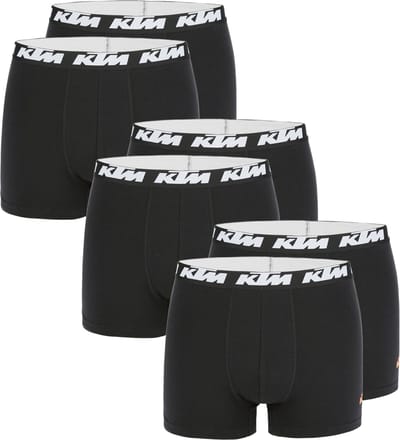 KTM by FREEGUN Boxershorts voor heren, ondergoedbroek, herenboxer, set van 6 multipack
