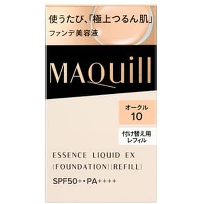 Shiseido - Maquillage Essence Liquid EX Foundation SPF 50+ PA++++ Ocher 10 - 24ml Refill