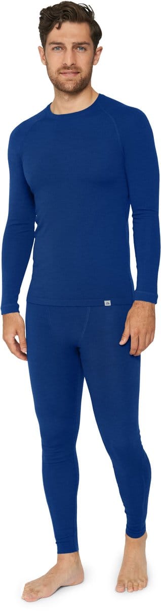 DANISH ENDURANCE Thermoset voor Heren - van Merino Wol - Ademend - Marineblauw - Maat XXL