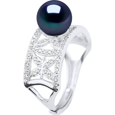 Ring Sieraden - Echte Gecultiveerde Zoetwaterparel Rond 8-9 mm