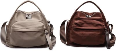Dames Crossbody Tas - Schoudertas Nylon - Dagelijks Gebruik - Grote Capaciteit - 26 x 22 x 13 cm - Zwart