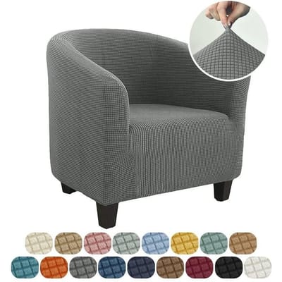 Polar Fleece Fauteuilhoes Stretch Kuipstoel Hoezen Woonkamer Elastische All-inclusive Enkele Bank Beschermhoes Woondecoratie 1pcs