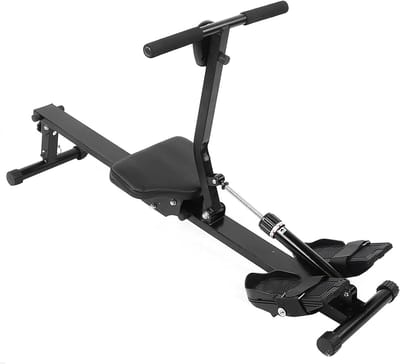 Dailygoods- Roeimachine met Digitaal Magnetisch Remsysteem - Opvouwbare Fitness - Verstelbare Weerstand - Ergonomisch Ontwerp - Belasting 120 kg - Afmetingen 123 x 48 x 65 cm - Fitnessapparaat