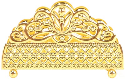 Dailygoods - Gouden Servethouder, Ijzeren Servethouder voor Tafels, Luxe Metalen Servethouder Vintage Servetdispenser Organisator Elegante Tissuedispenser voor Keukenwerkbladen, Eettafels