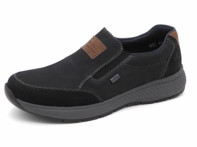 Rieker Instappers blauw Nubuck - Heren - Maat 40