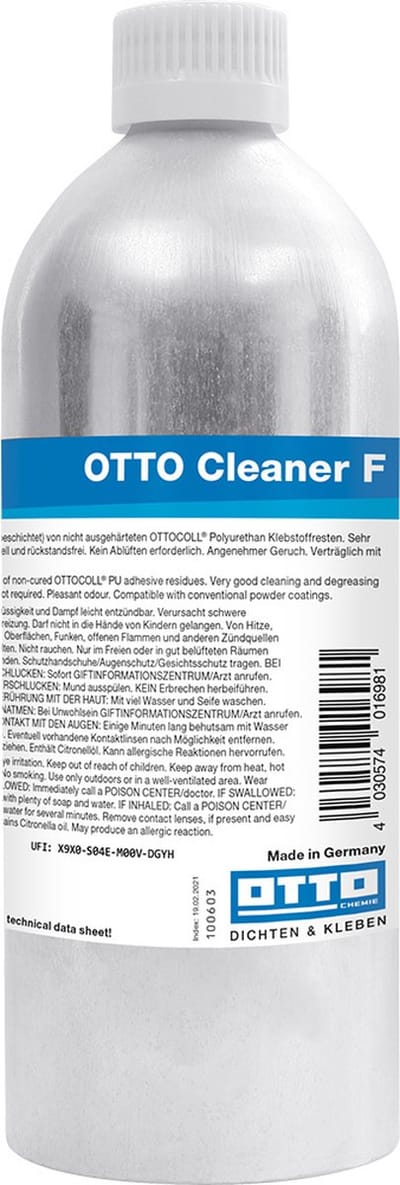 Otto Cleaner F metaalreiniger - 1000 ml blik - voor ontvetten metaal voor kitten en verlijmen