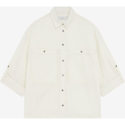 IRO Paris Vitos Shirt Natural White Maat: 38 | Overhemden Outlet | Dames | Wit