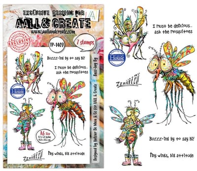 Aall & Create clearstamp A6 - Buzz-ing by