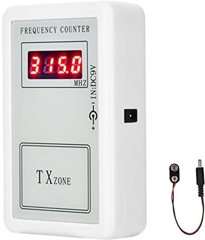 Digitale Frequentiemeter - Afstandsbediening Tester - Toegangscontrole Testen - Draagbaar Handheld Ontwerp - 250-450 MHz - Zwart
