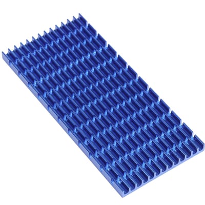 P55 x 6 x 120 Aluminium Koellichaam Koeling Koellichaam Plaat voor CPU PCB Versterker Elektrische Apparaten
