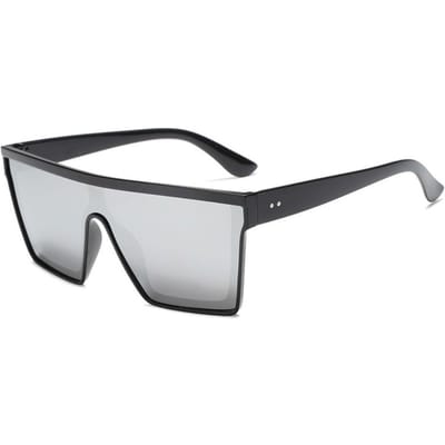 1PC Lunettes de Soleil Oversize Tendance Cool Lunettes Pièce Unique Protection UV400 Grande Monture Lunettes de Soleil Lunettes pour Dames Hommes