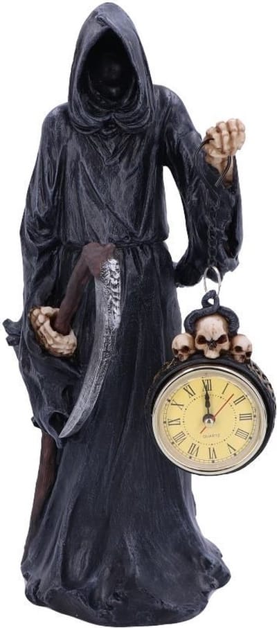 Nemesis Now Beeld/figuur The Reaping Multicolours - Magere Hein met Klok - Beeld 39,5cm
