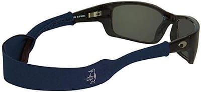 Brillenhouder Neopreen - Brilkoord Brilketting - Veilig Bril Dragen - Licht Drijvend - 16 inch - Navy