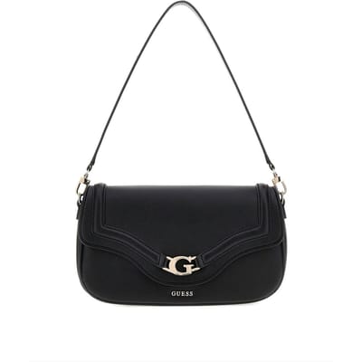 GUESS schoudertas Dea Flap Shoulder Bag Black zwart